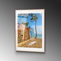 Wallity Cuadro Decorativo de Vidrio Templado Multicolor 30 x 45 cm